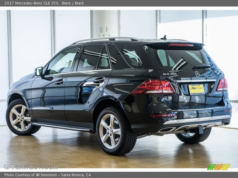 Black / Black 2017 Mercedes-Benz GLE 350