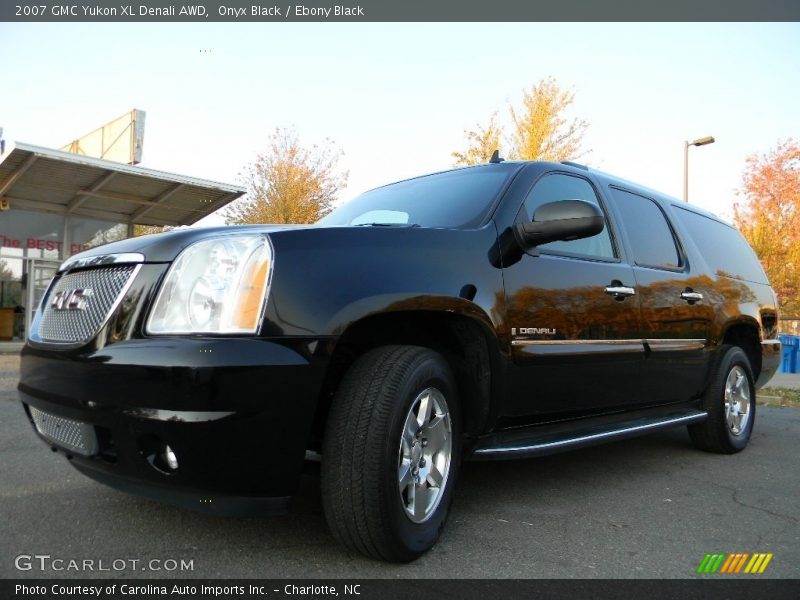 Onyx Black / Ebony Black 2007 GMC Yukon XL Denali AWD