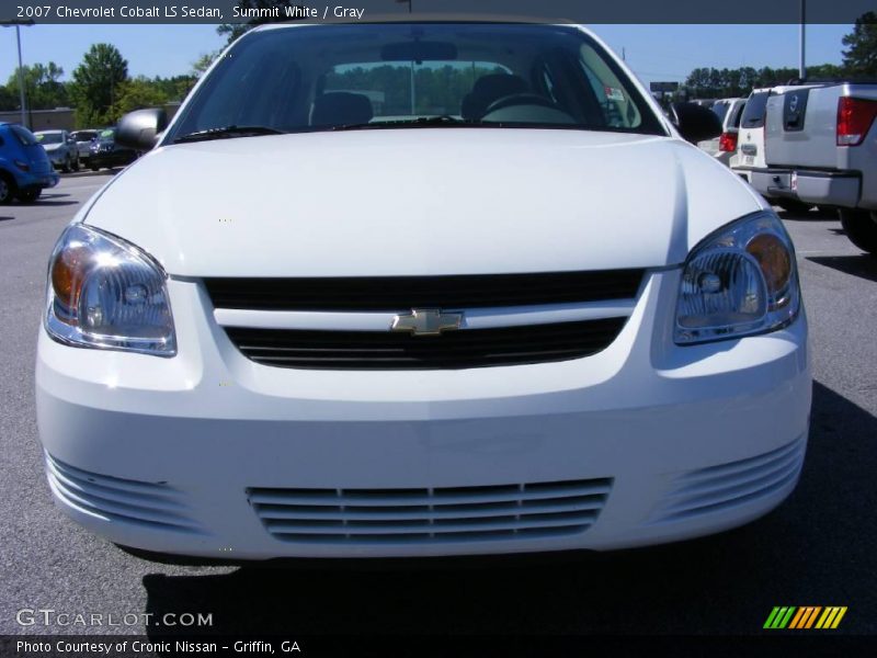 Summit White / Gray 2007 Chevrolet Cobalt LS Sedan