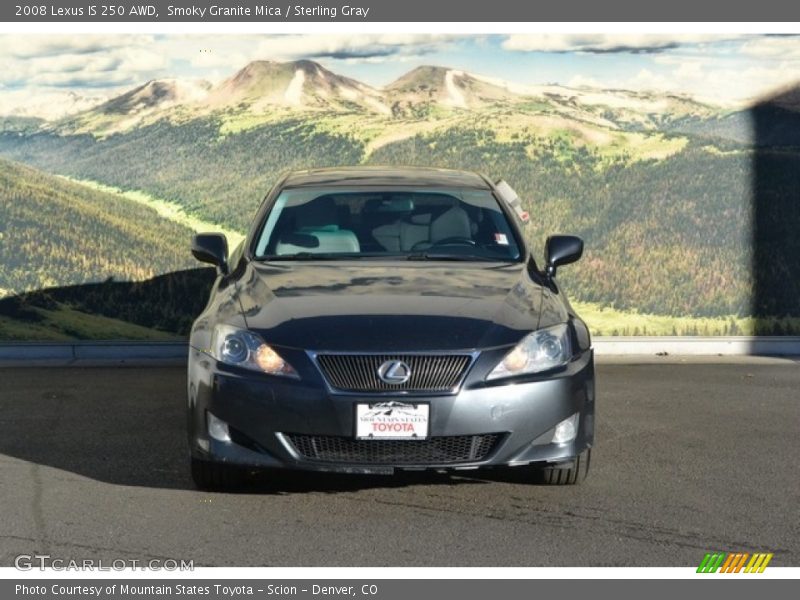 Smoky Granite Mica / Sterling Gray 2008 Lexus IS 250 AWD