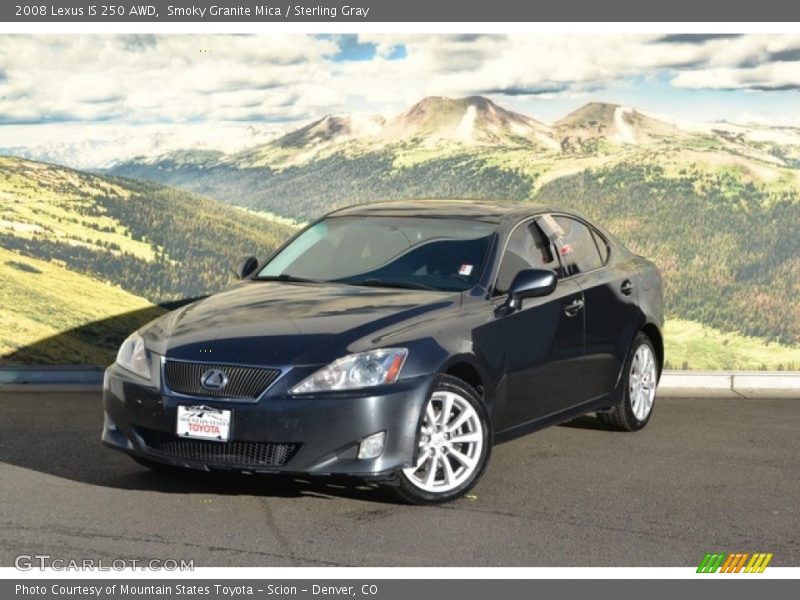 Smoky Granite Mica / Sterling Gray 2008 Lexus IS 250 AWD