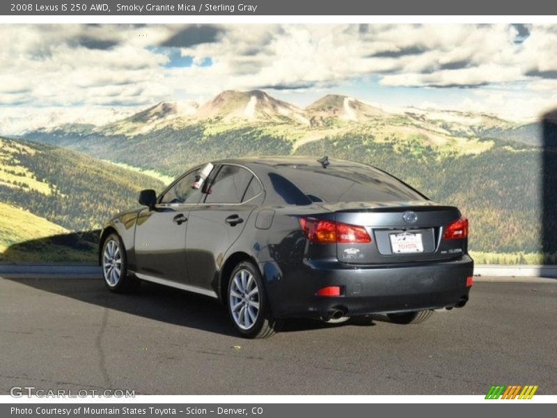 Smoky Granite Mica / Sterling Gray 2008 Lexus IS 250 AWD