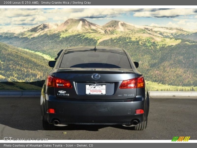 Smoky Granite Mica / Sterling Gray 2008 Lexus IS 250 AWD