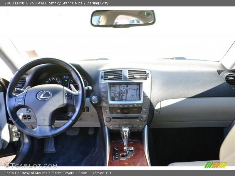 Smoky Granite Mica / Sterling Gray 2008 Lexus IS 250 AWD