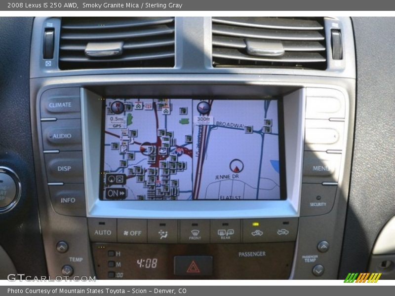 Smoky Granite Mica / Sterling Gray 2008 Lexus IS 250 AWD