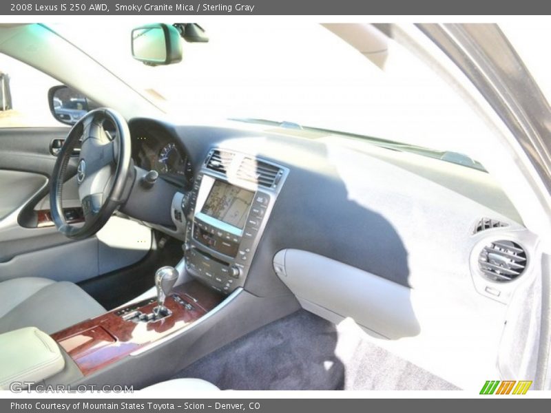 Smoky Granite Mica / Sterling Gray 2008 Lexus IS 250 AWD