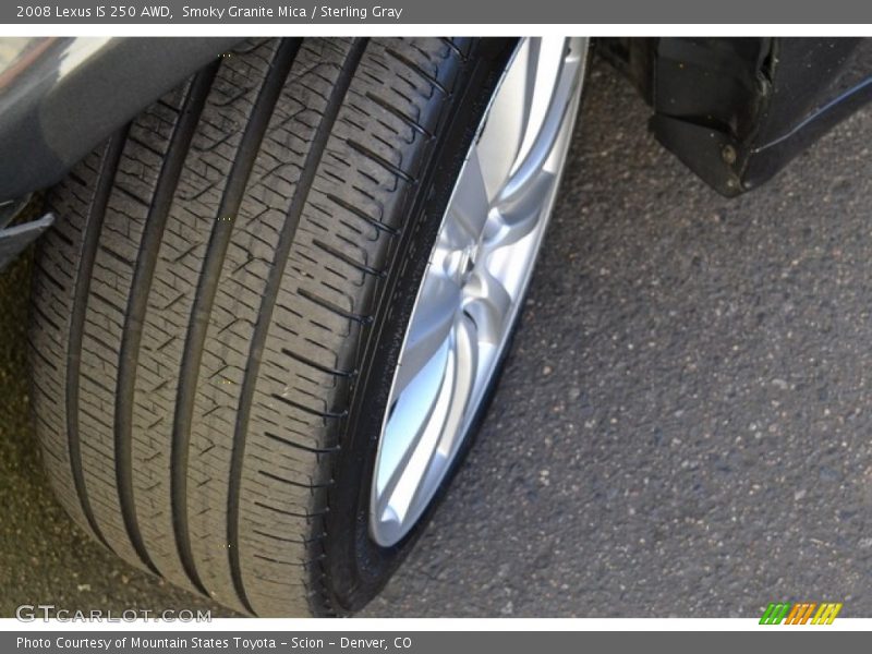 Smoky Granite Mica / Sterling Gray 2008 Lexus IS 250 AWD