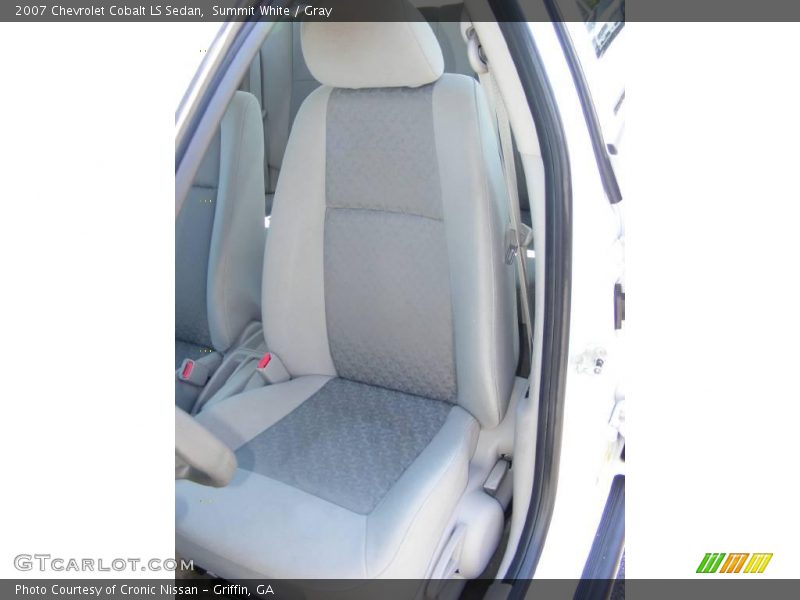 Summit White / Gray 2007 Chevrolet Cobalt LS Sedan