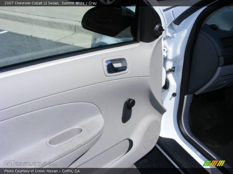 Summit White / Gray 2007 Chevrolet Cobalt LS Sedan
