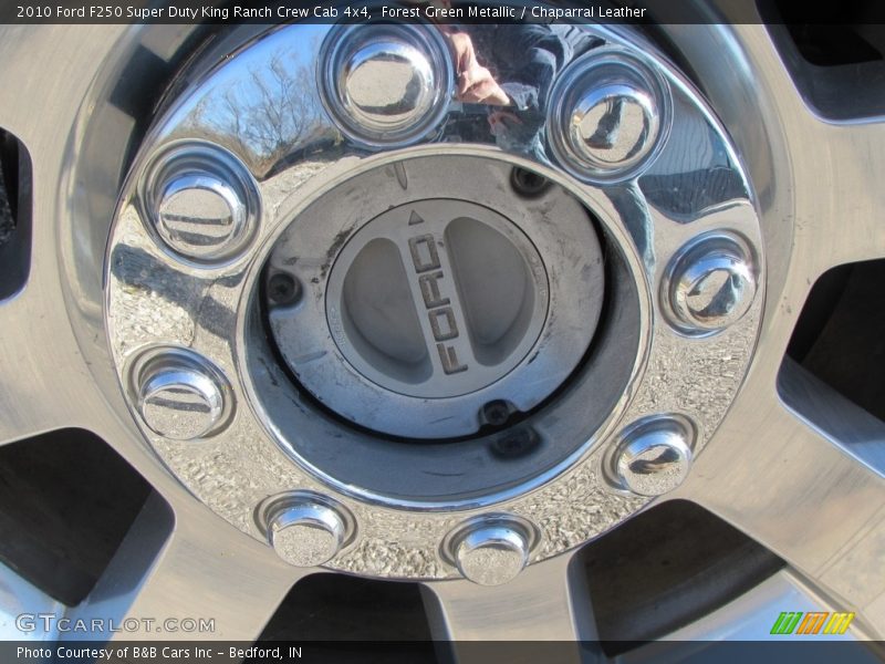 Forest Green Metallic / Chaparral Leather 2010 Ford F250 Super Duty King Ranch Crew Cab 4x4