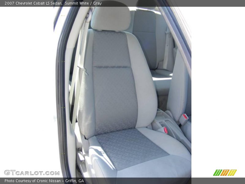 Summit White / Gray 2007 Chevrolet Cobalt LS Sedan