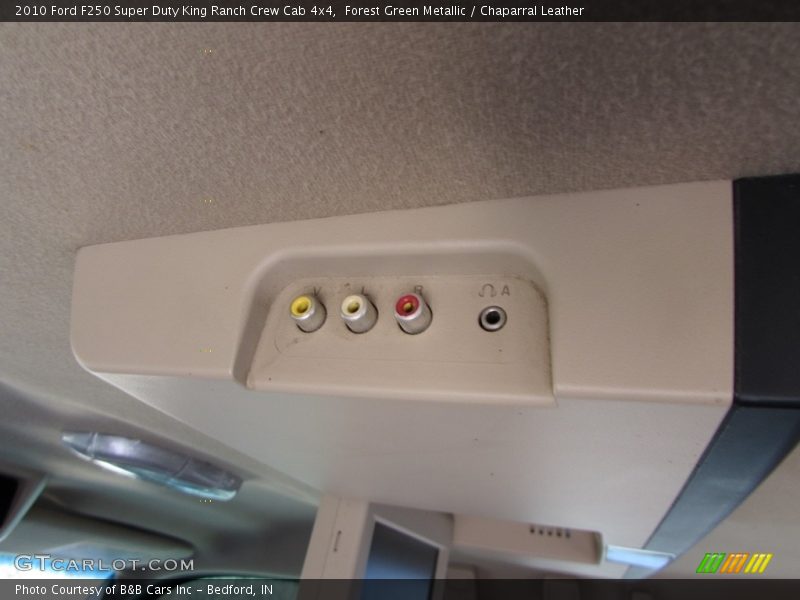 Forest Green Metallic / Chaparral Leather 2010 Ford F250 Super Duty King Ranch Crew Cab 4x4