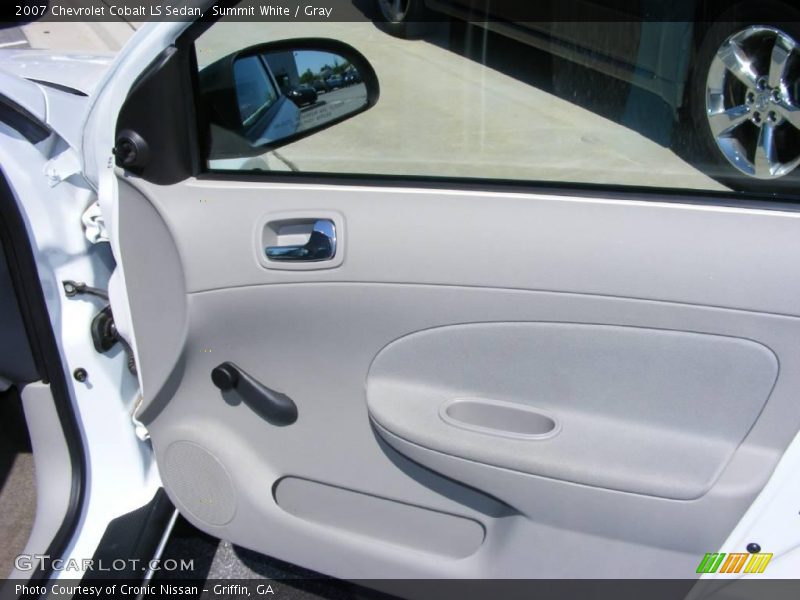 Summit White / Gray 2007 Chevrolet Cobalt LS Sedan