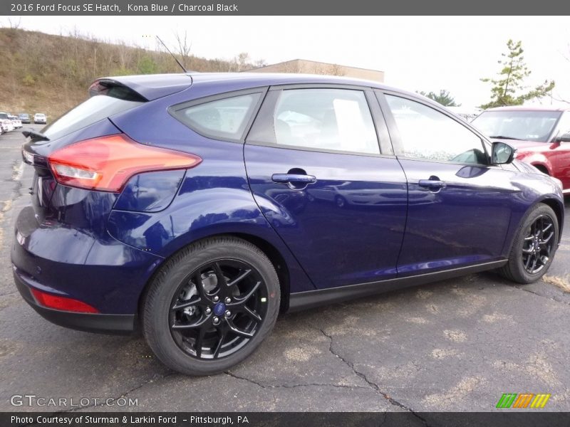 Kona Blue / Charcoal Black 2016 Ford Focus SE Hatch