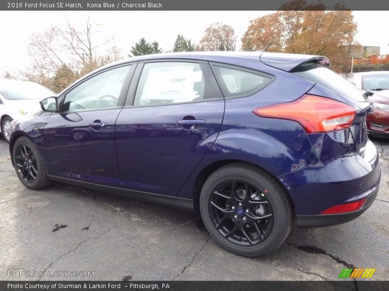 Kona Blue / Charcoal Black 2016 Ford Focus SE Hatch