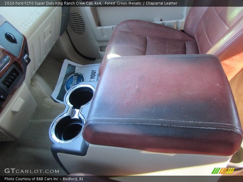 Forest Green Metallic / Chaparral Leather 2010 Ford F250 Super Duty King Ranch Crew Cab 4x4