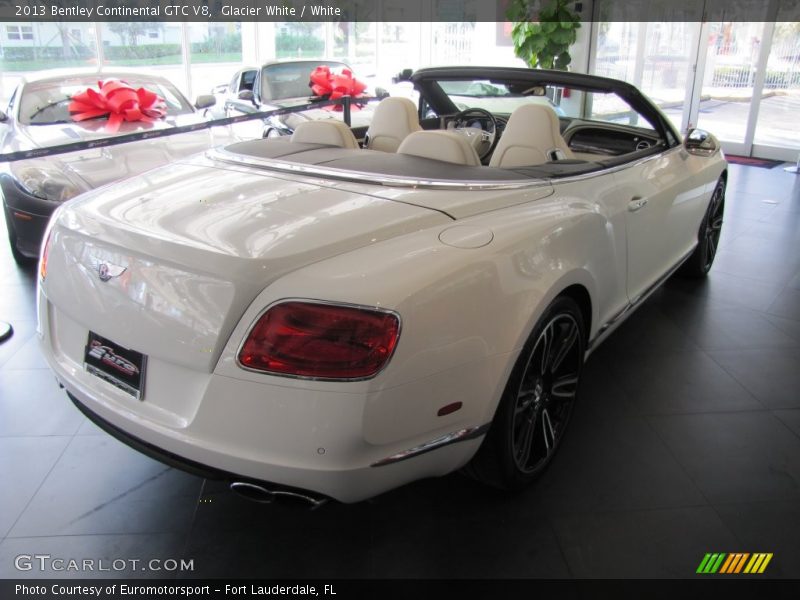 Glacier White / White 2013 Bentley Continental GTC V8
