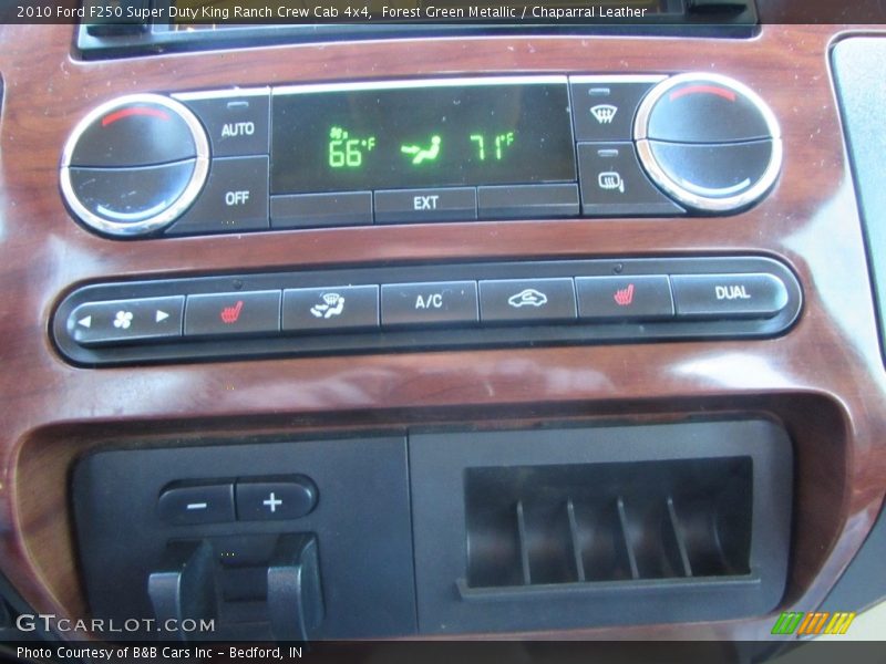 Forest Green Metallic / Chaparral Leather 2010 Ford F250 Super Duty King Ranch Crew Cab 4x4
