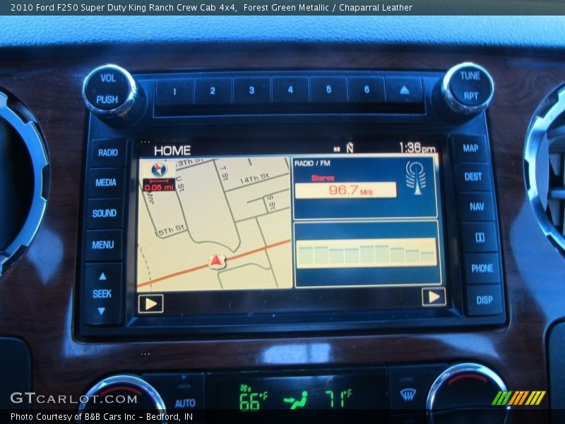 Forest Green Metallic / Chaparral Leather 2010 Ford F250 Super Duty King Ranch Crew Cab 4x4