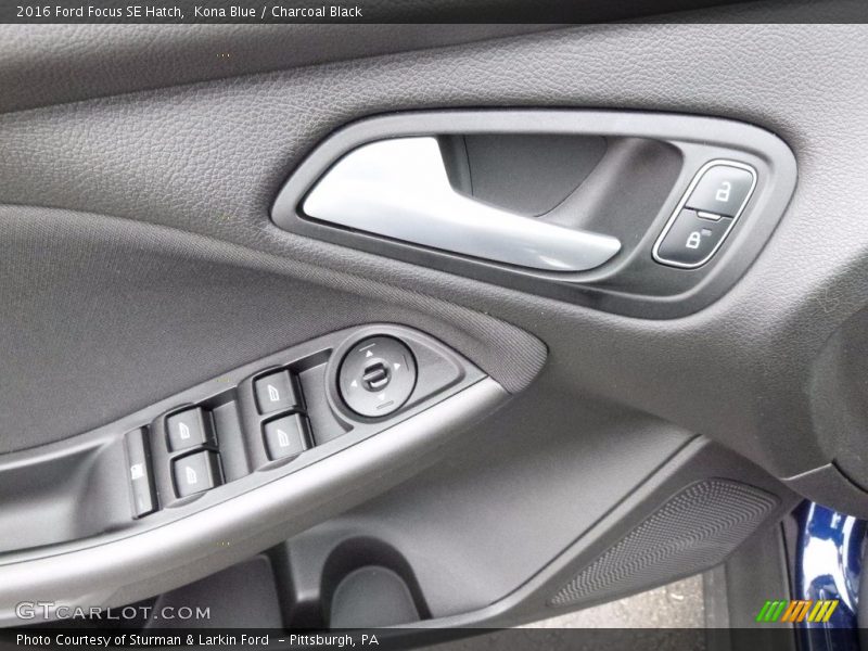 Kona Blue / Charcoal Black 2016 Ford Focus SE Hatch