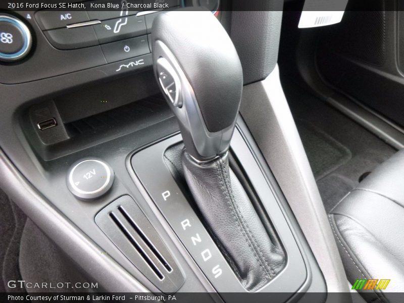 Kona Blue / Charcoal Black 2016 Ford Focus SE Hatch