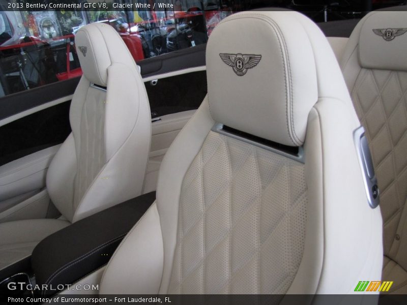 Glacier White / White 2013 Bentley Continental GTC V8