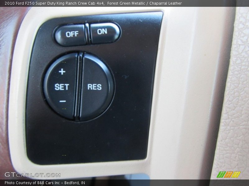 Forest Green Metallic / Chaparral Leather 2010 Ford F250 Super Duty King Ranch Crew Cab 4x4