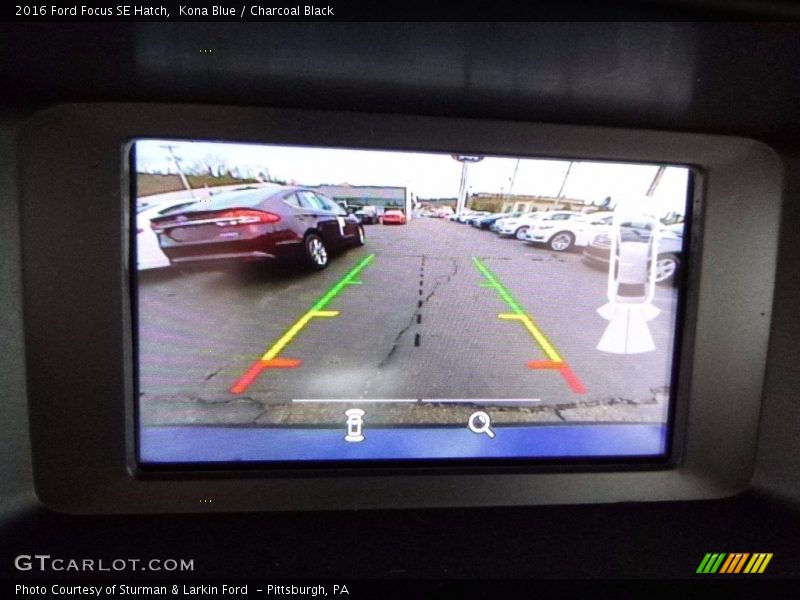 Kona Blue / Charcoal Black 2016 Ford Focus SE Hatch