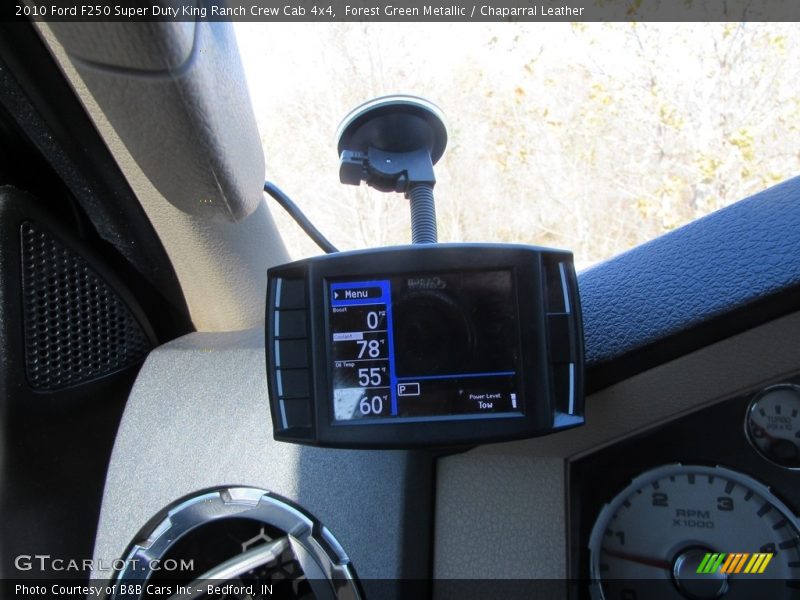 Forest Green Metallic / Chaparral Leather 2010 Ford F250 Super Duty King Ranch Crew Cab 4x4