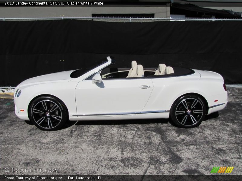 Glacier White / White 2013 Bentley Continental GTC V8