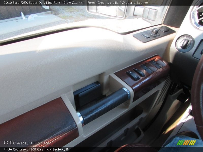 Forest Green Metallic / Chaparral Leather 2010 Ford F250 Super Duty King Ranch Crew Cab 4x4