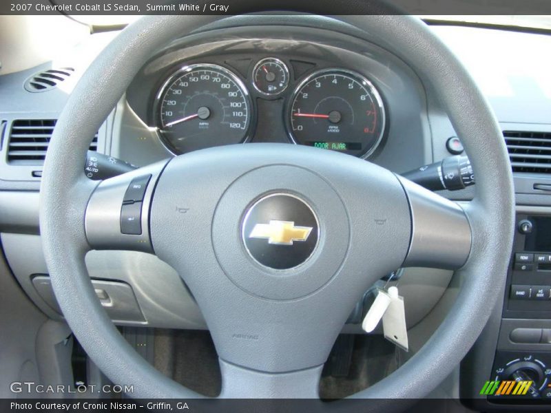 Summit White / Gray 2007 Chevrolet Cobalt LS Sedan