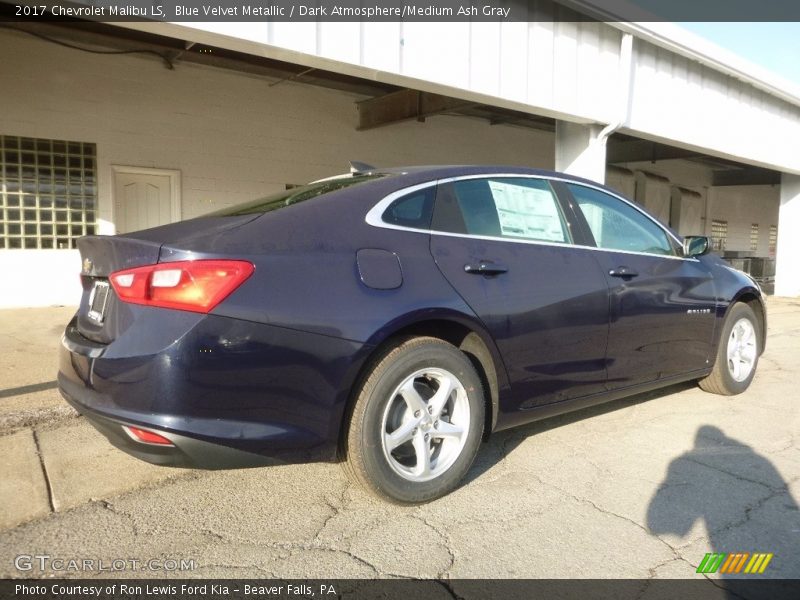 Blue Velvet Metallic / Dark Atmosphere/Medium Ash Gray 2017 Chevrolet Malibu LS