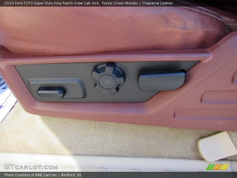 Forest Green Metallic / Chaparral Leather 2010 Ford F250 Super Duty King Ranch Crew Cab 4x4