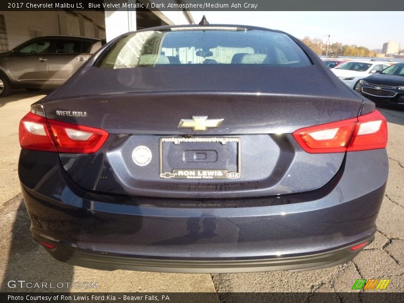 Blue Velvet Metallic / Dark Atmosphere/Medium Ash Gray 2017 Chevrolet Malibu LS