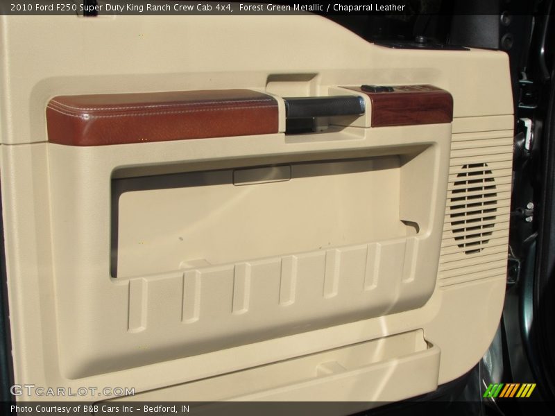 Forest Green Metallic / Chaparral Leather 2010 Ford F250 Super Duty King Ranch Crew Cab 4x4