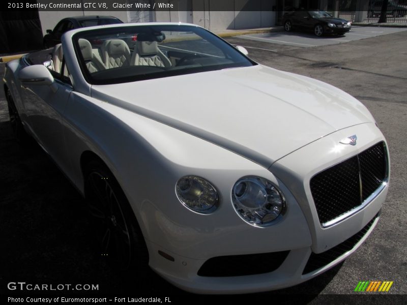 Glacier White / White 2013 Bentley Continental GTC V8