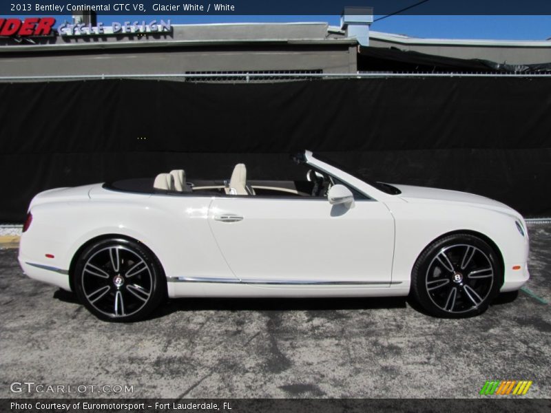 Glacier White / White 2013 Bentley Continental GTC V8