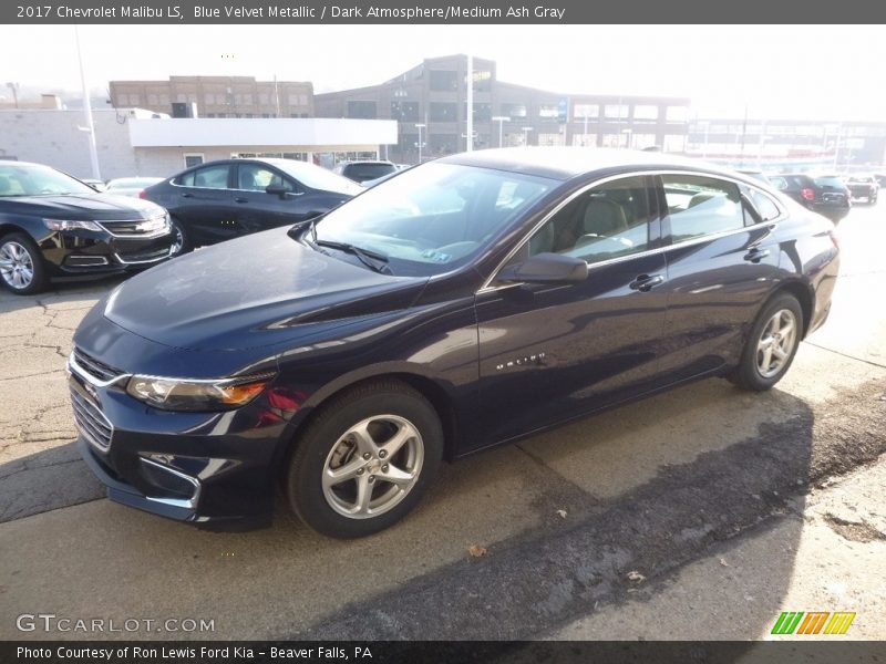 Blue Velvet Metallic / Dark Atmosphere/Medium Ash Gray 2017 Chevrolet Malibu LS