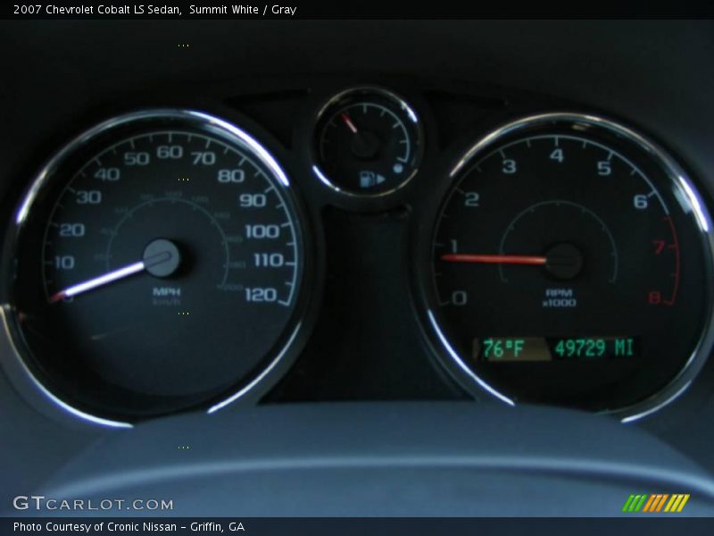 Summit White / Gray 2007 Chevrolet Cobalt LS Sedan