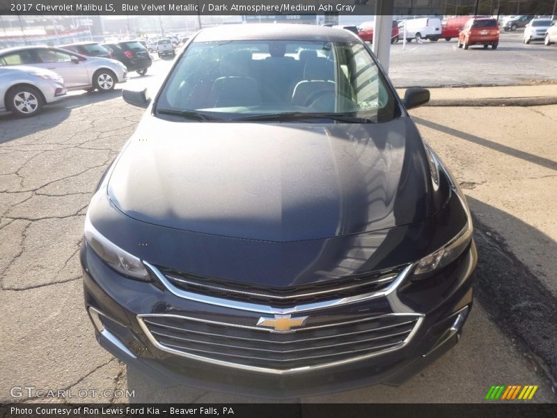 Blue Velvet Metallic / Dark Atmosphere/Medium Ash Gray 2017 Chevrolet Malibu LS