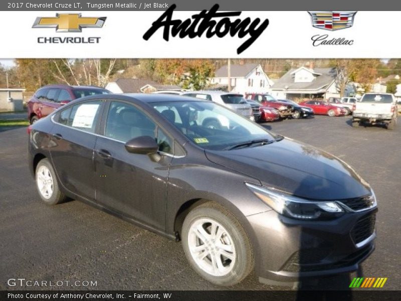 Tungsten Metallic / Jet Black 2017 Chevrolet Cruze LT