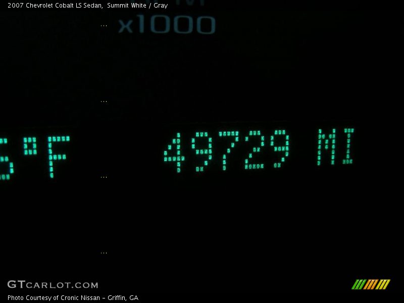 Summit White / Gray 2007 Chevrolet Cobalt LS Sedan