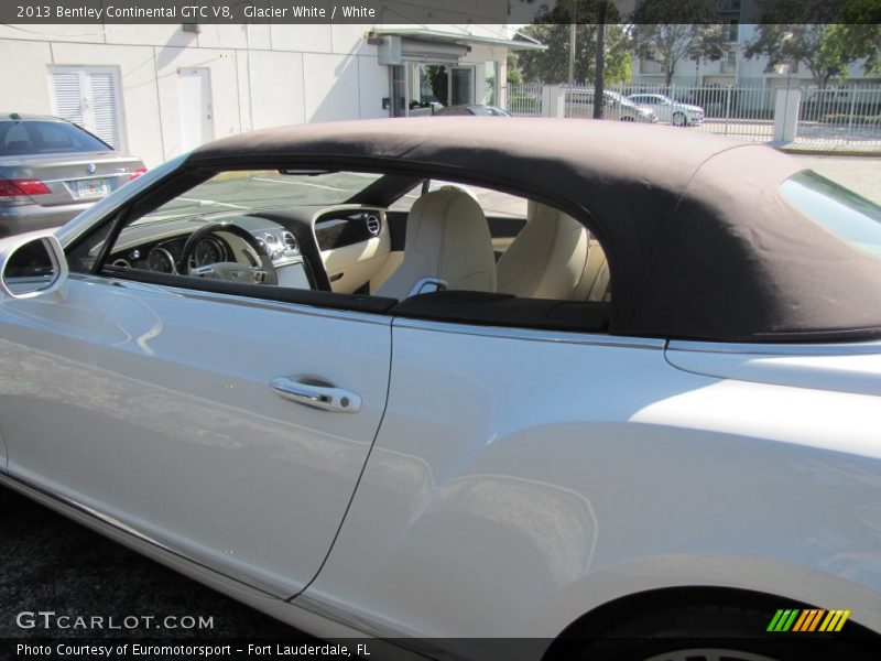 Glacier White / White 2013 Bentley Continental GTC V8