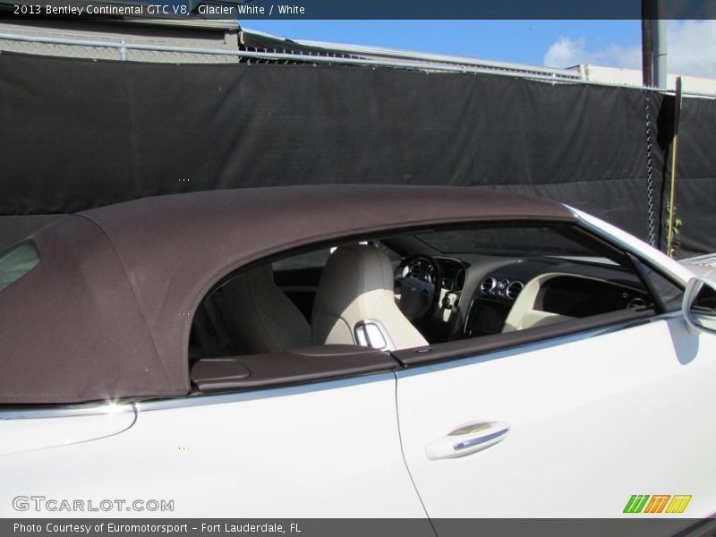 Glacier White / White 2013 Bentley Continental GTC V8