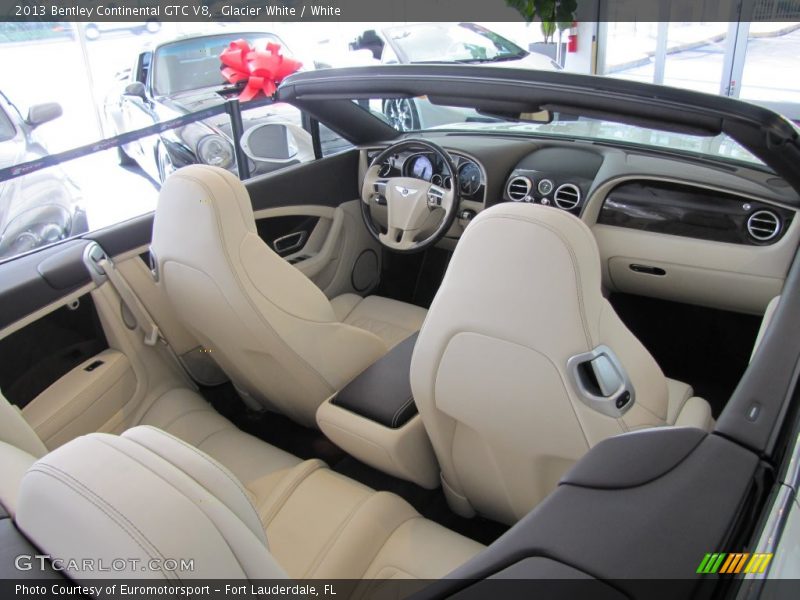 Glacier White / White 2013 Bentley Continental GTC V8