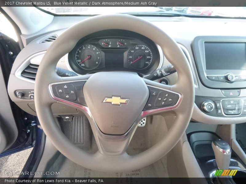 Blue Velvet Metallic / Dark Atmosphere/Medium Ash Gray 2017 Chevrolet Malibu LS