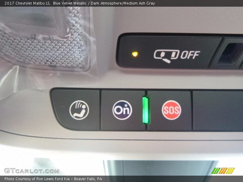 Blue Velvet Metallic / Dark Atmosphere/Medium Ash Gray 2017 Chevrolet Malibu LS