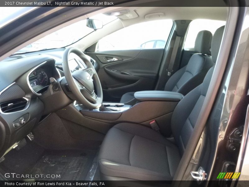 Nightfall Gray Metallic / Jet Black 2017 Chevrolet Malibu LT