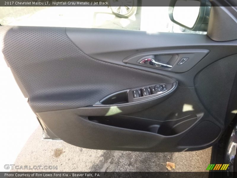 Nightfall Gray Metallic / Jet Black 2017 Chevrolet Malibu LT